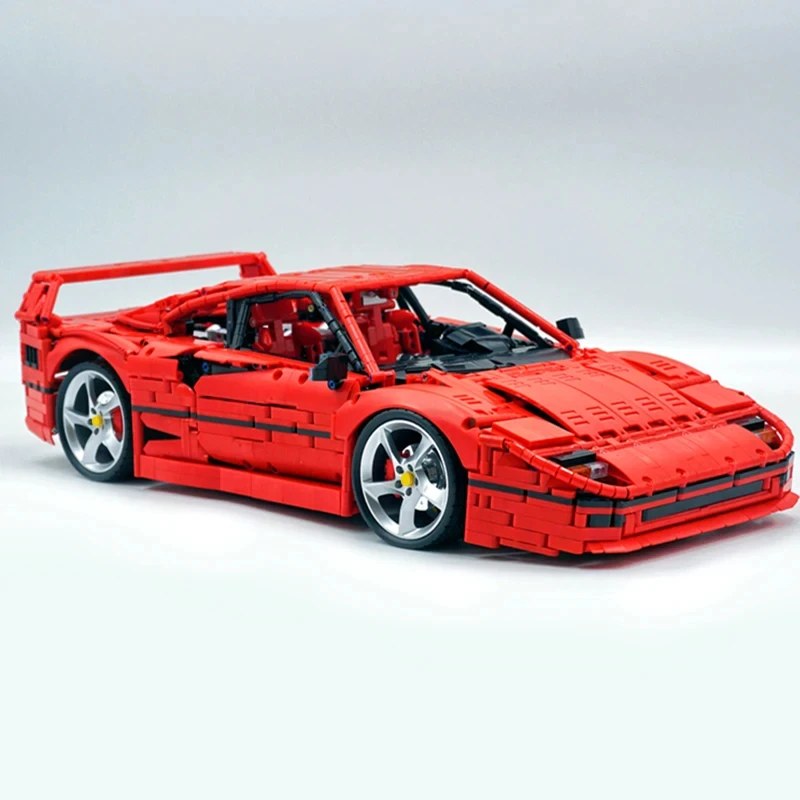 JD017 technique Super Sprots voiture F40 Compatible MOC-140629 modèle blocs de construction briques bricolage Puzzle jouets anniversaire cadeaux de noël