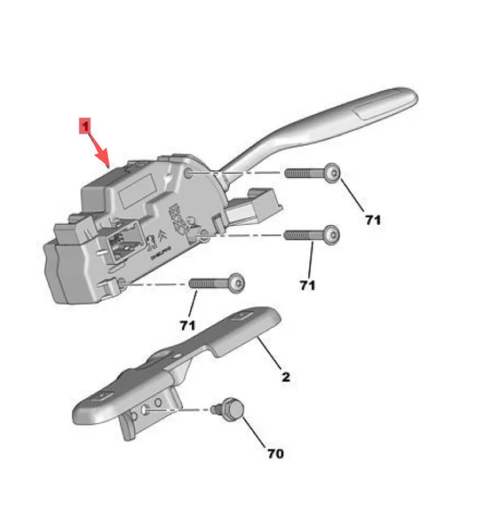 Gearbox Shift Lever 98002210VV  96811352XT  for Citroen C4 Grand Picasso 1.6 2.0  Manual Transmission Gearbox Shift Lever