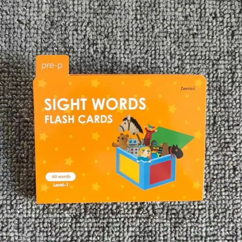 Y1UB Kid Early Learning Word Card Set Double Sided Erasable Sight Words Flashcards