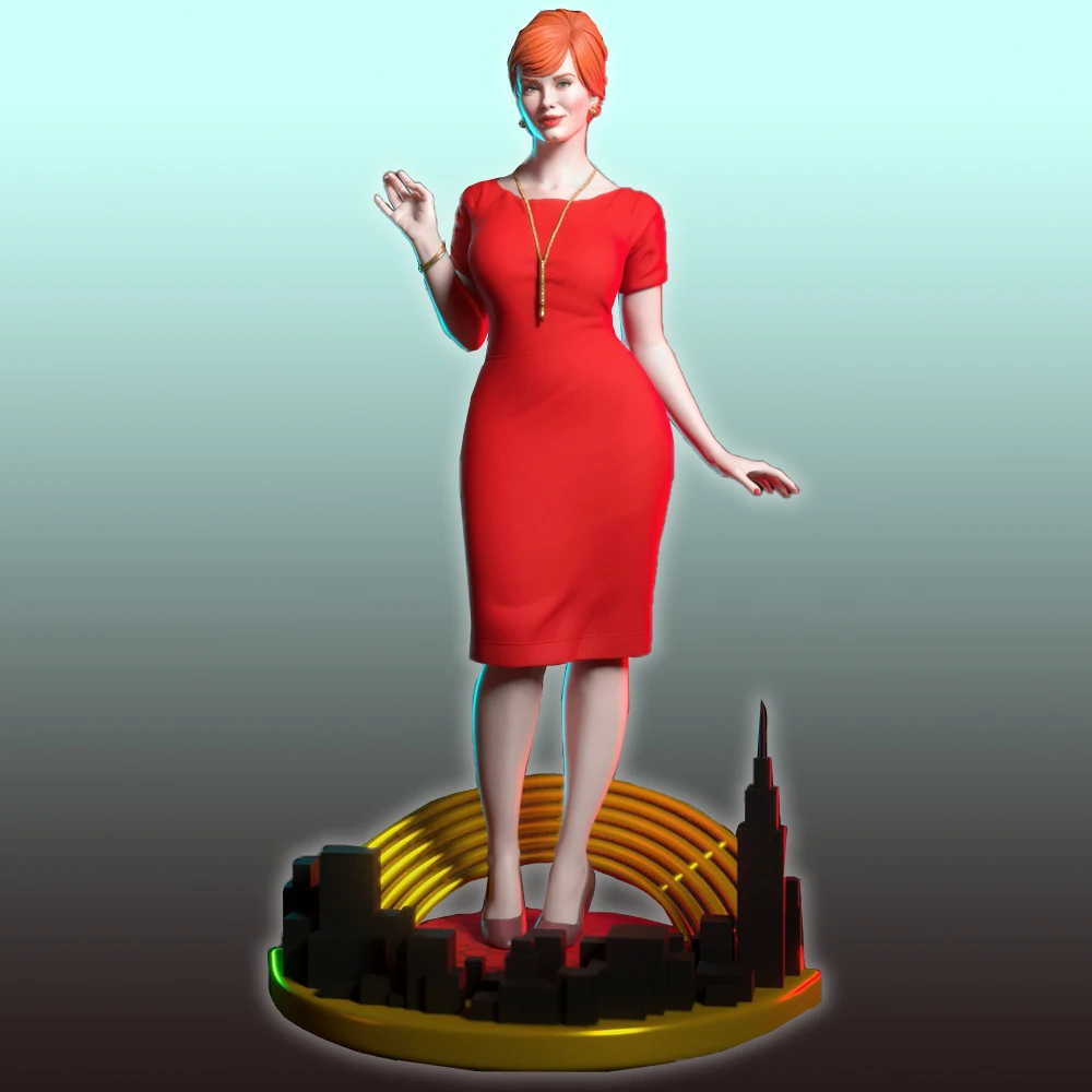 

1:24 Scale DIY Custom Model Graceful Executive Resin Figure Kit | Unpainted | Vintage Office Style A891