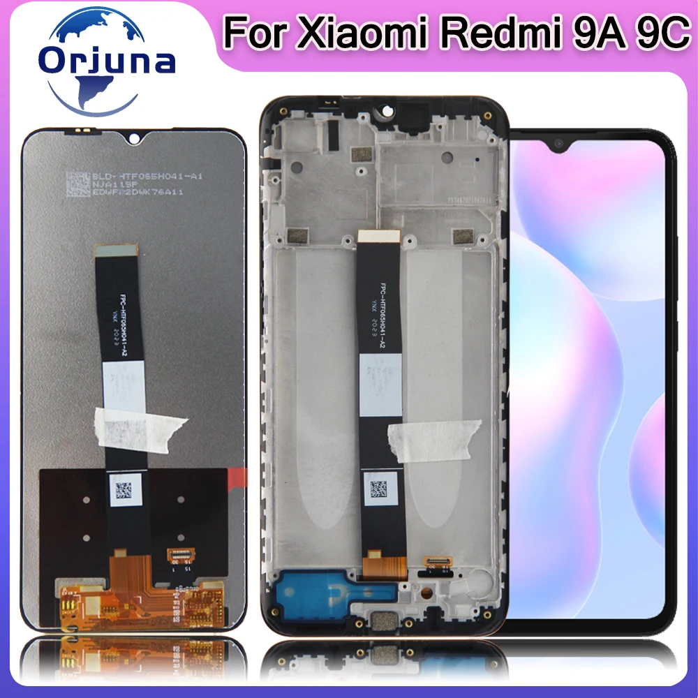 Display Screen for Xiaomi Redmi 9A 9C LCD Display Touch Screen Digitizer For Redmi 9A/9C M2006C3LG M2006C3LI M2006C3LC M2004C3L