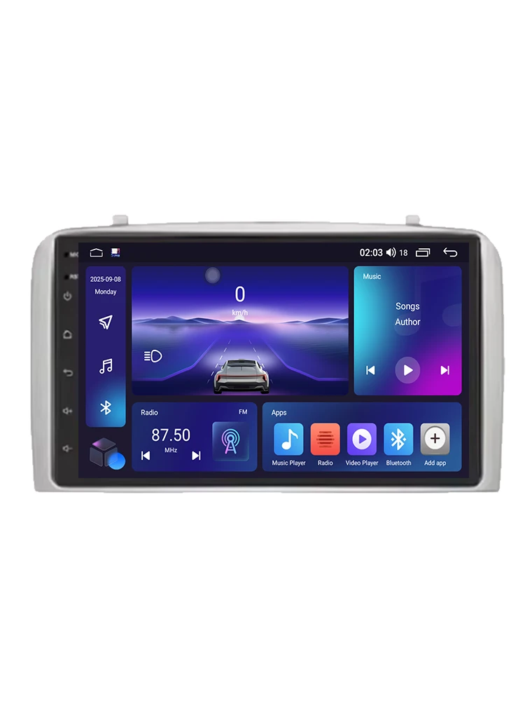 Android 16 Carplay voor Alfa Romeo 147 GT 937 2000-2010 GPS Navigatie Video Autoradio GPS Auto Multimedia Automonitor DVD - afbeelding 2