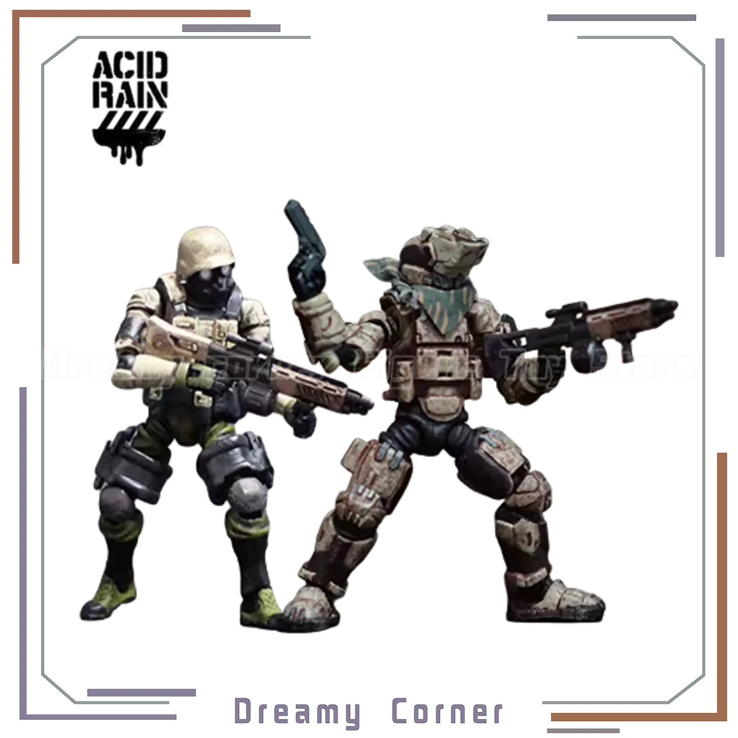 【Auf Lager】Acid Rain War FAV-A04 SAND BUNKER SET FAV-A10 SETH RANGER VOLLSTÄNDIGE ACTION-FIGUREN im Maßstab 1:18