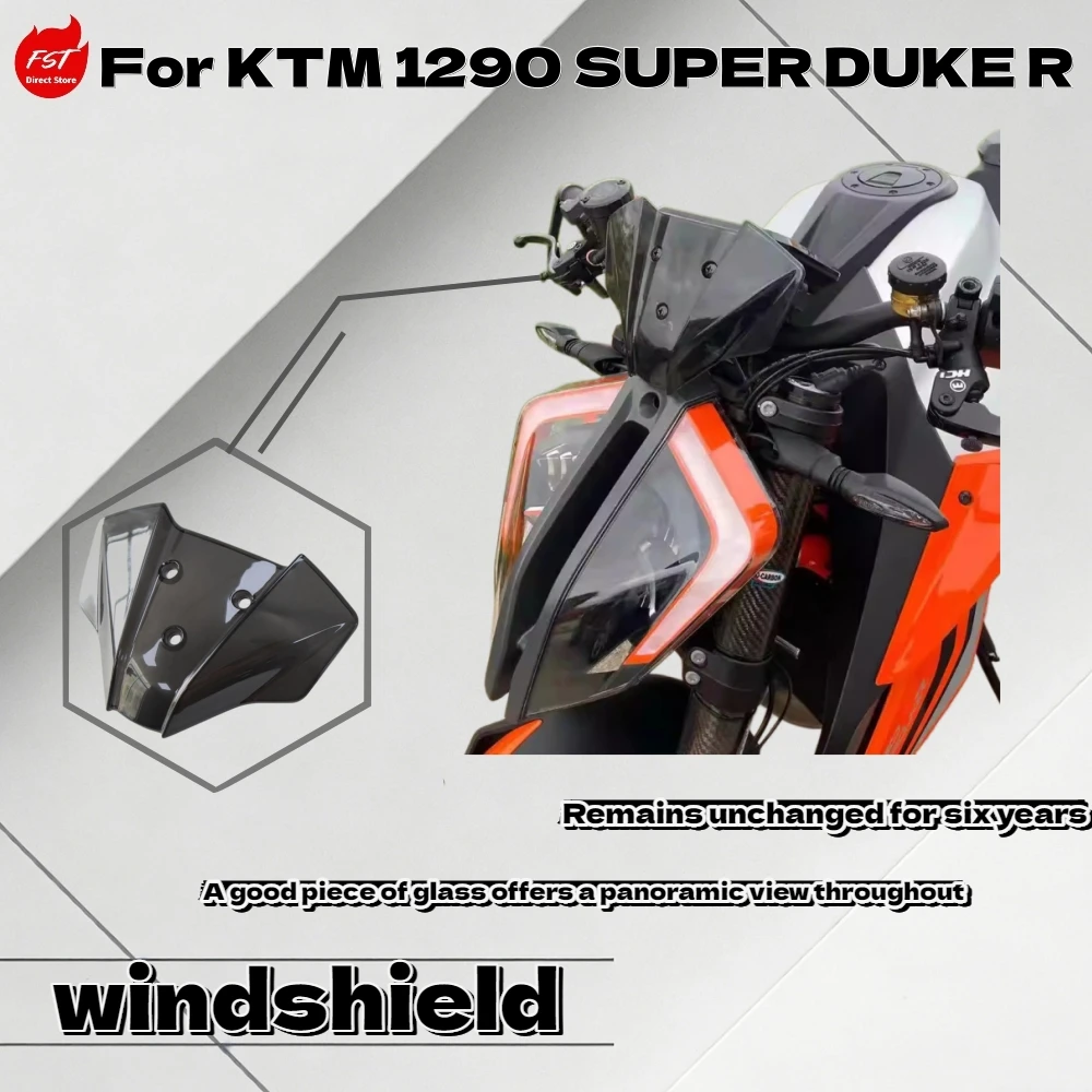 

For KTM 1290 SUPER DUKE R / R EVO Modified Front Windshield Fairing Instrument Cover