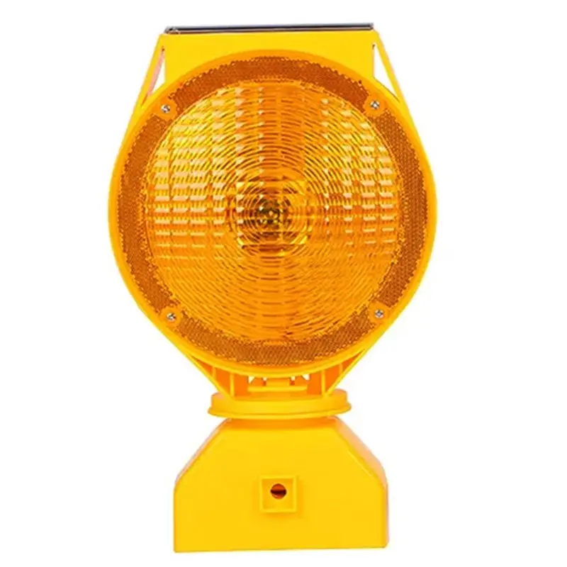 B03C-Solar Powered LED Light Featuring Dual-Sided Visibility And Integrated Photocell Technology Yellow