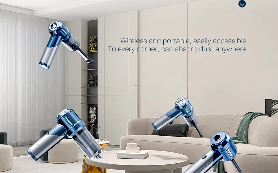 SZUK Car Vacuum Cleaner Wireless Cleaner Handheld Mini Vacuum Cleaner Cordless Strong Suction Cleaning Machine Robot Vacuum