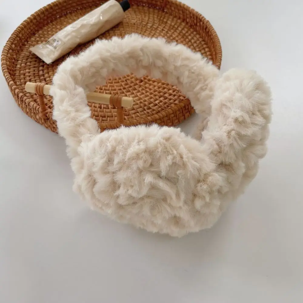 Winter Plush Ear Warmers Women Earmuffs Thickened Soft Thermal Cold Protection Foldable Portable Outdoor Accessory For Her