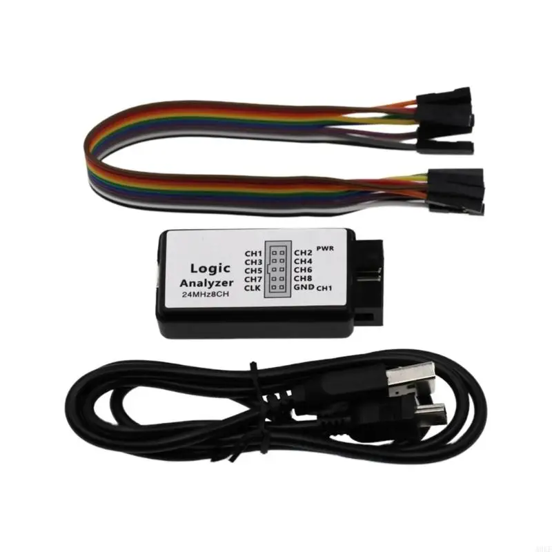 24MHz USB Logics Analysers 8 -Kanal für Schaltungsdebugging Embedded Development A0KF