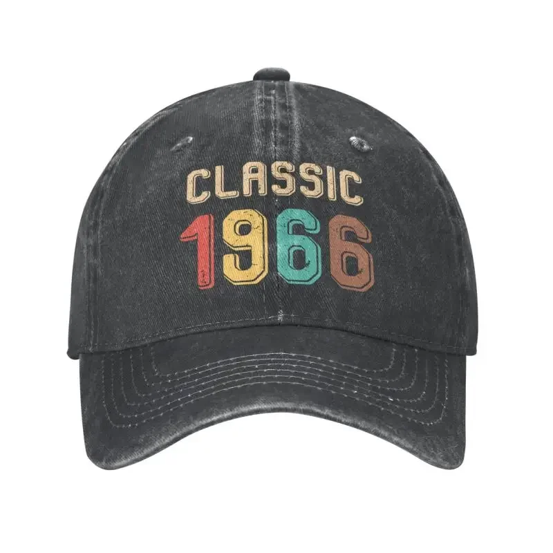 Fashion Cotton Vintage Classic 1966 56 Years Old Baseball Cap for Men Women Custom Adjustable Unisex Dad Hat Spring