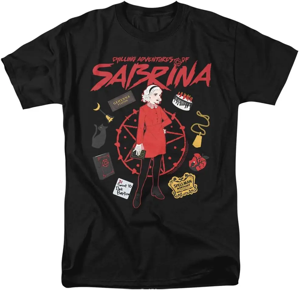 The Chilling Adventures of Sabrina Circle Unisex Adult T Shirt for Men and Woman