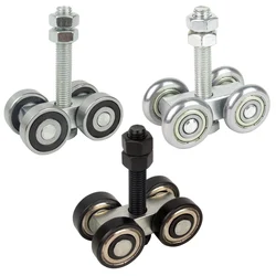 Workshop Ultra-quiet Roller Wooden Sliding Door Pulley Hanging Track Curtain Heavy Lifting Wheel Glass Bearing Factory