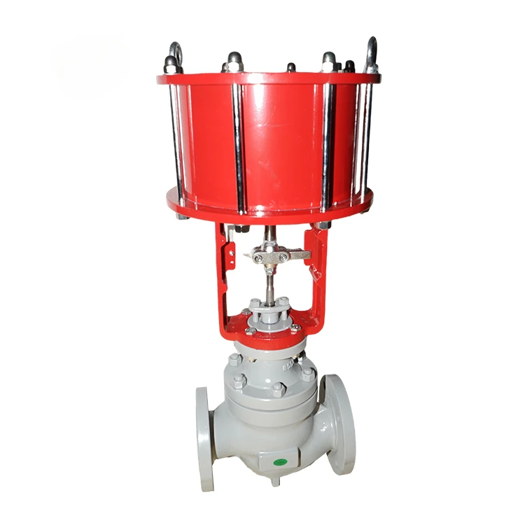 DN20-DN200 Q86 Q85 Series Single  Flange Sleeve Pneumatic Control Globe Valve WCB Diaphragm Cut Off Valve