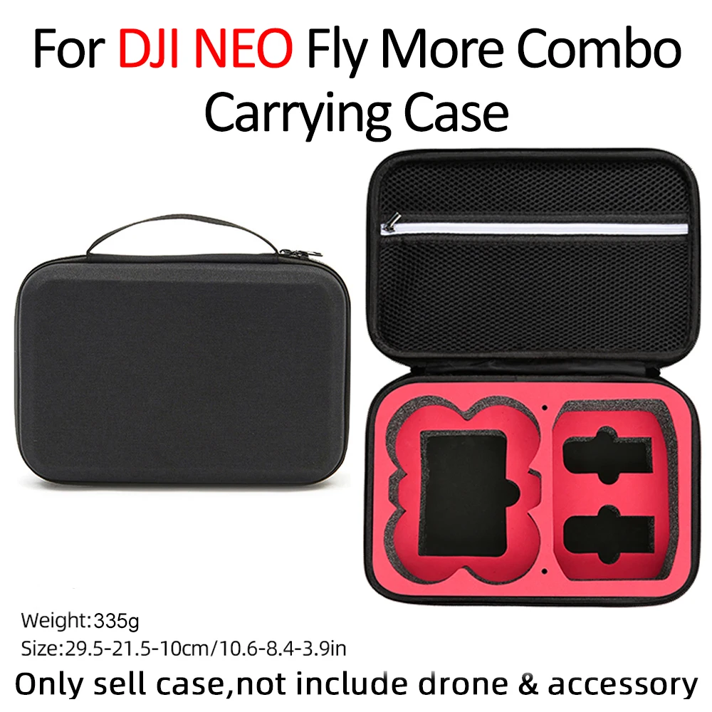 

Carrying Case for DJI Neo Fly More Combo Accessories for RC-N3 Remote Controller Two-Battery Charging Hub Storage Travel Bag