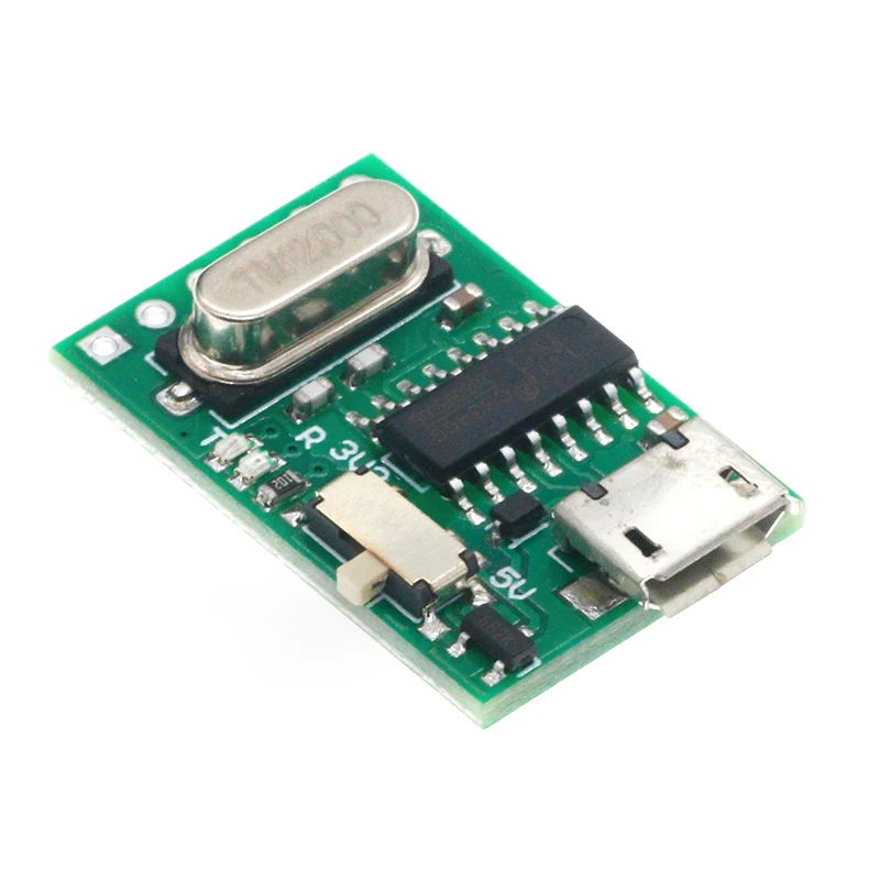 1Pcs USB to TTL converter Micro UART module CH340G CH340 3.3V 5V switch for downloader pro mini