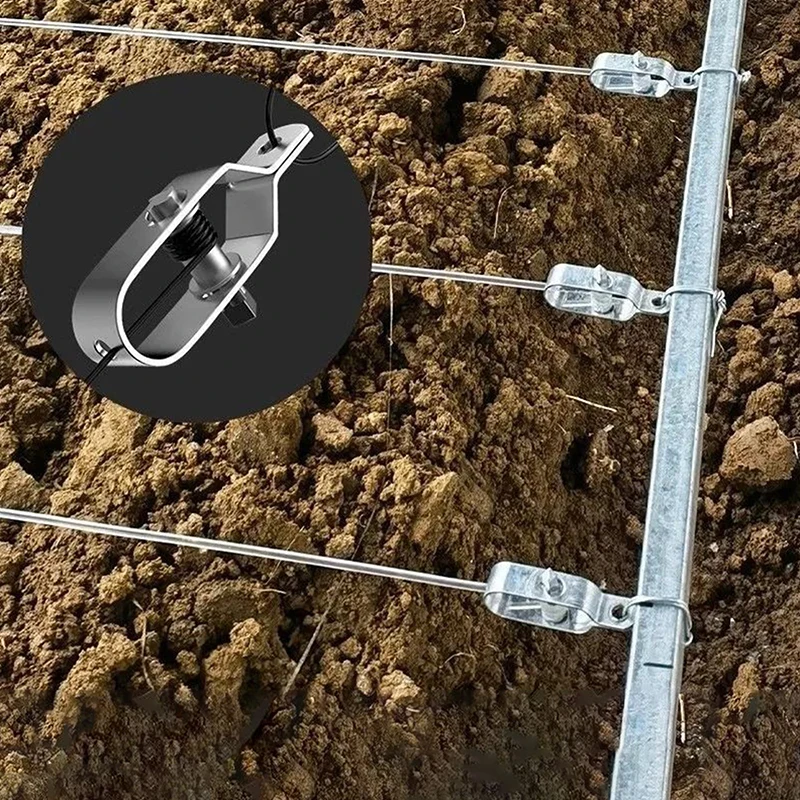 5PCS Heavy-Duty Steel Wire Rope Tightener Kit – Adjustable Tension Tool for Garden Fence, Cable & Sling, Galvanized & Durable view 2