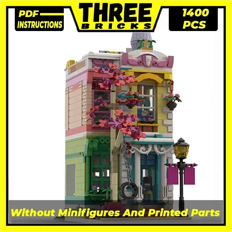 Moc Gebäude Ziegel City Street View Modell Gemeinschaft Zentrum Technologie Modulare Blöcke Geschenke Spielzeug Für Kinder DIY Sets Montage