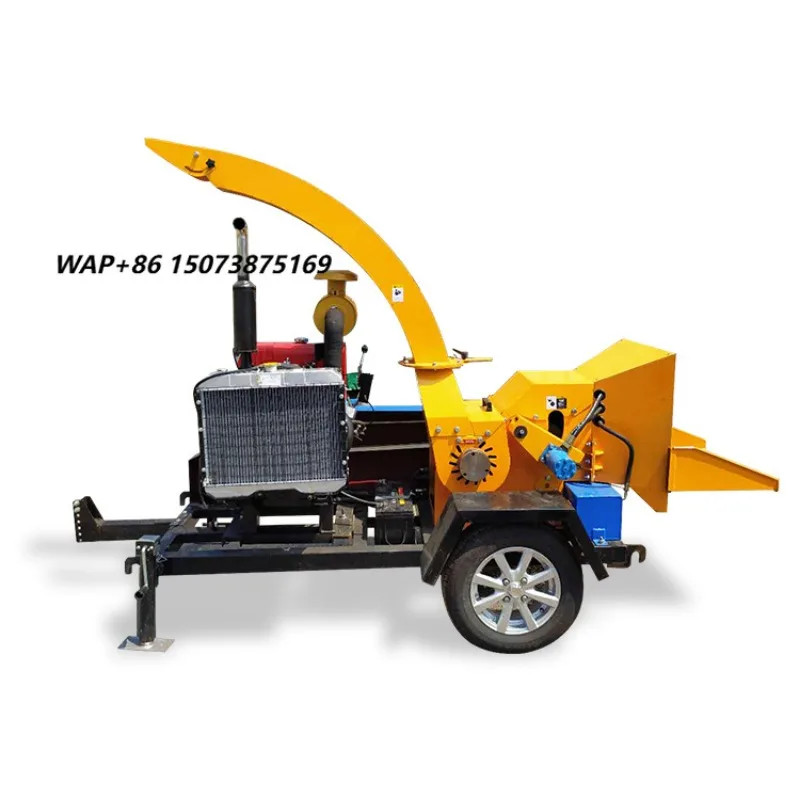 Hot Sale Mobile Engine Wood Chipper Crusher Shredder Machine for Sale With Good Price