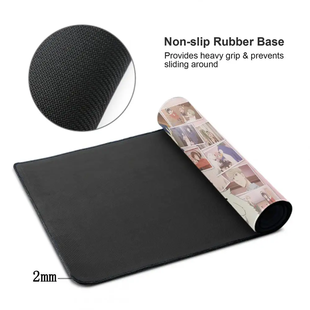 900x400 Spy X Family Mausepad Kawaii Anime Desk Mouse Pad Anya Forger Large Natural Rubber Lock Edge Anti Slip Mousepad XXL — zdjęcie produktu 4