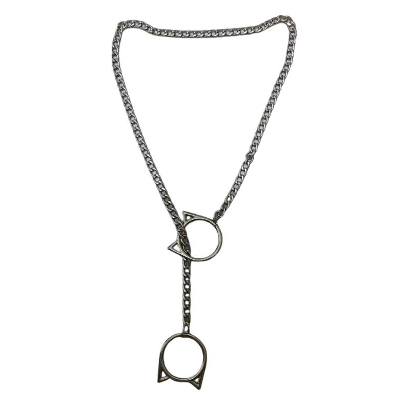 

Chain Necklace Alloy Texture Unique Necklace Pendant Necklace for Any Occasion
