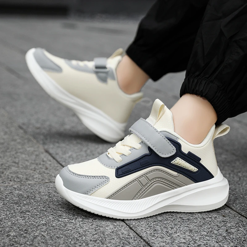 Children's Walking Shoes Outdoor Anti-Slip Breathable Boys Girls Sports Mesh Casual Wear-resistant Jogging Shoes Kids Sneakers