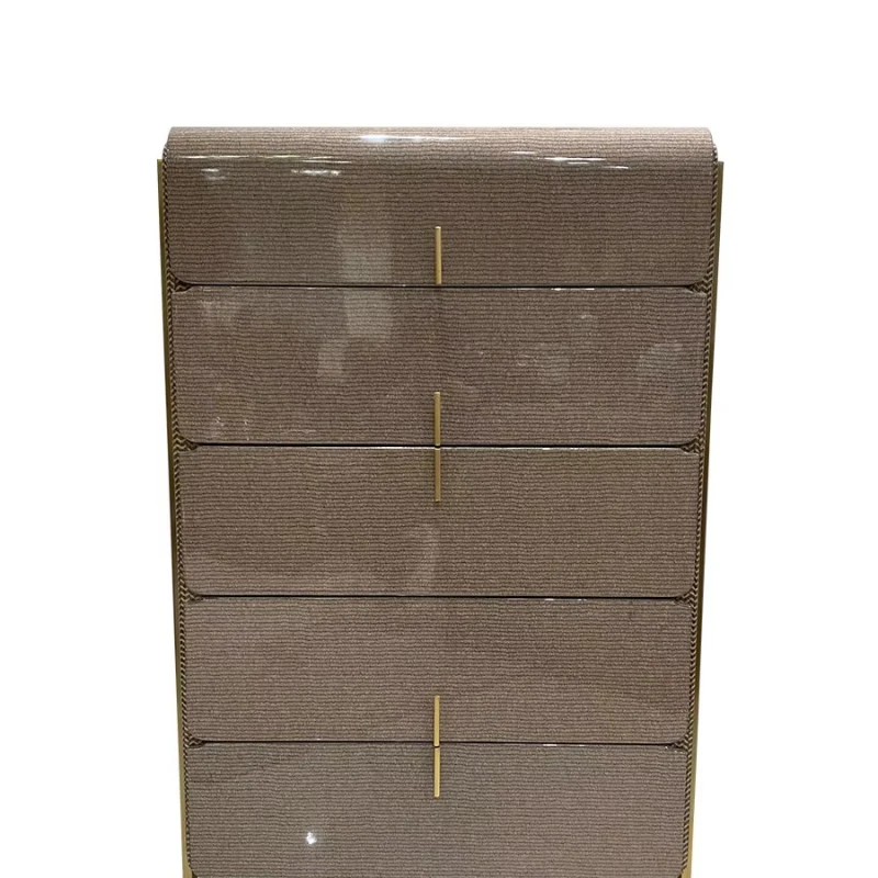 خزانة تخزين فاخرة مطلية بخمسة أدراج وخزانة غرفة نوم بخمسة أدراج #1