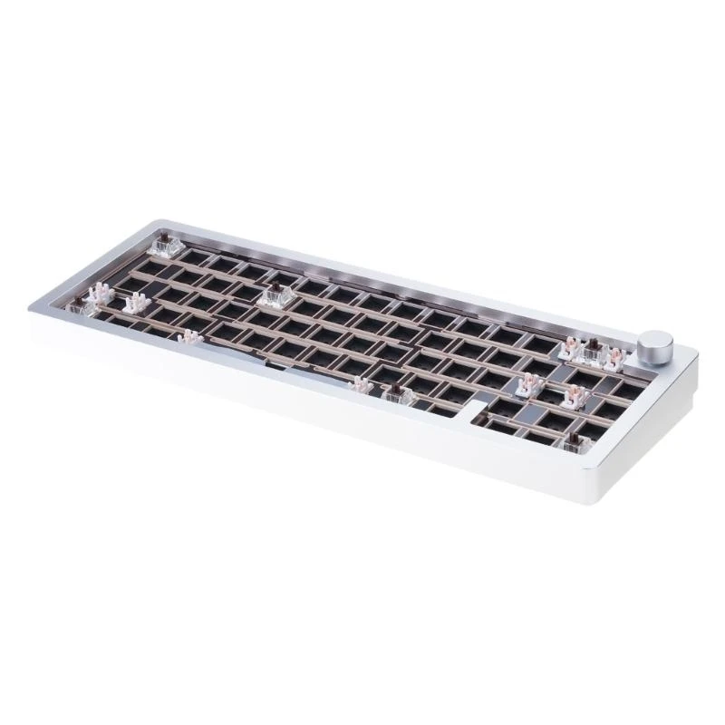 

D7YC Portable 60% Gaming Keyboards Base without Keycaps LED Backlights Switches