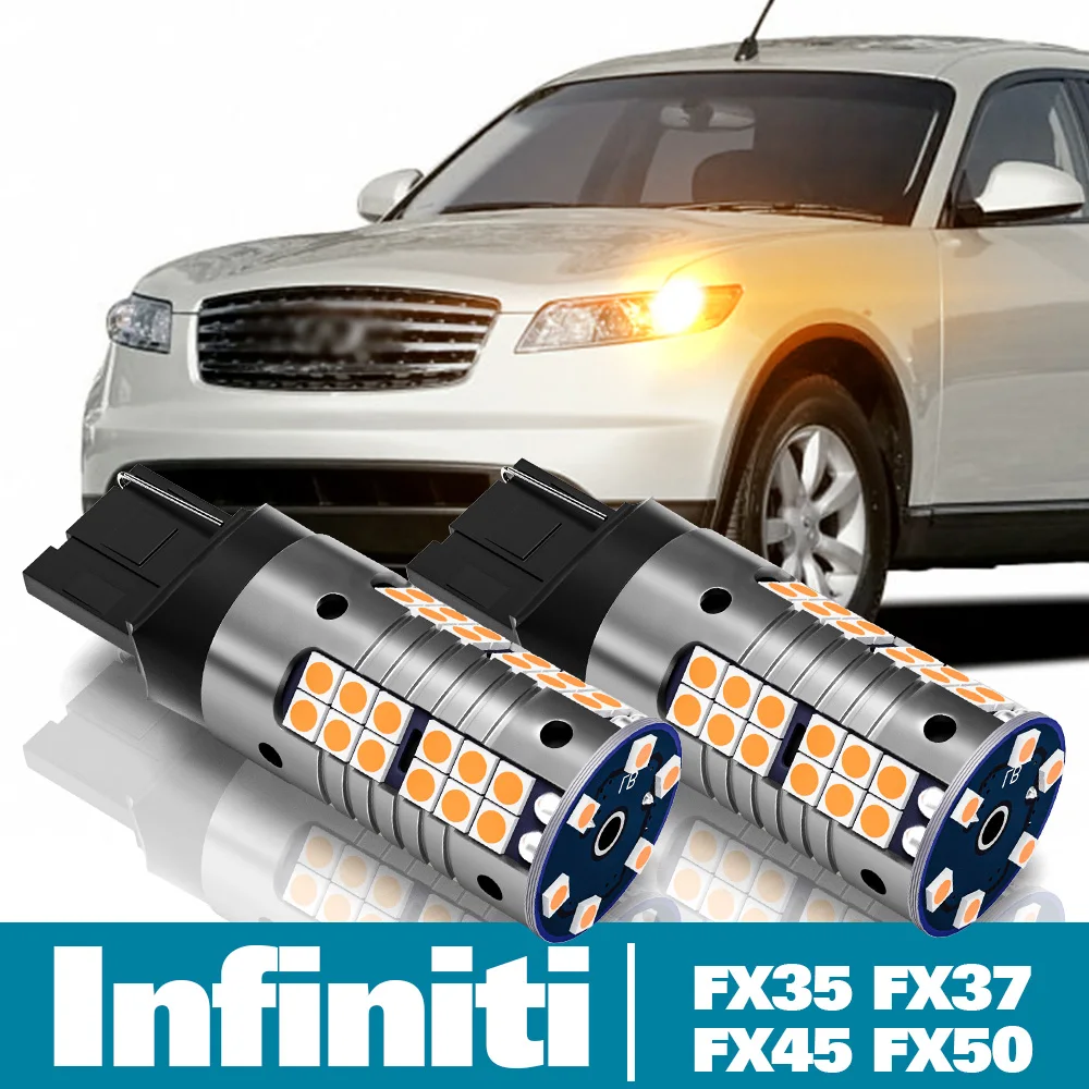 

2pcs LED Turn Signal Light For Infiniti FX35 FX37 FX45 FX50 Accessories 2003-2014 2005 2006 2007 2008 2009 2010 2011 2012 2013