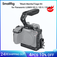 SmallRig G9 II S5 II Cage S5 IIX Cage Kit for Panasonic LUMIX G9 II / S5 II / S5 IIX with Top Handle & Cable Clamp for HDMI 4024