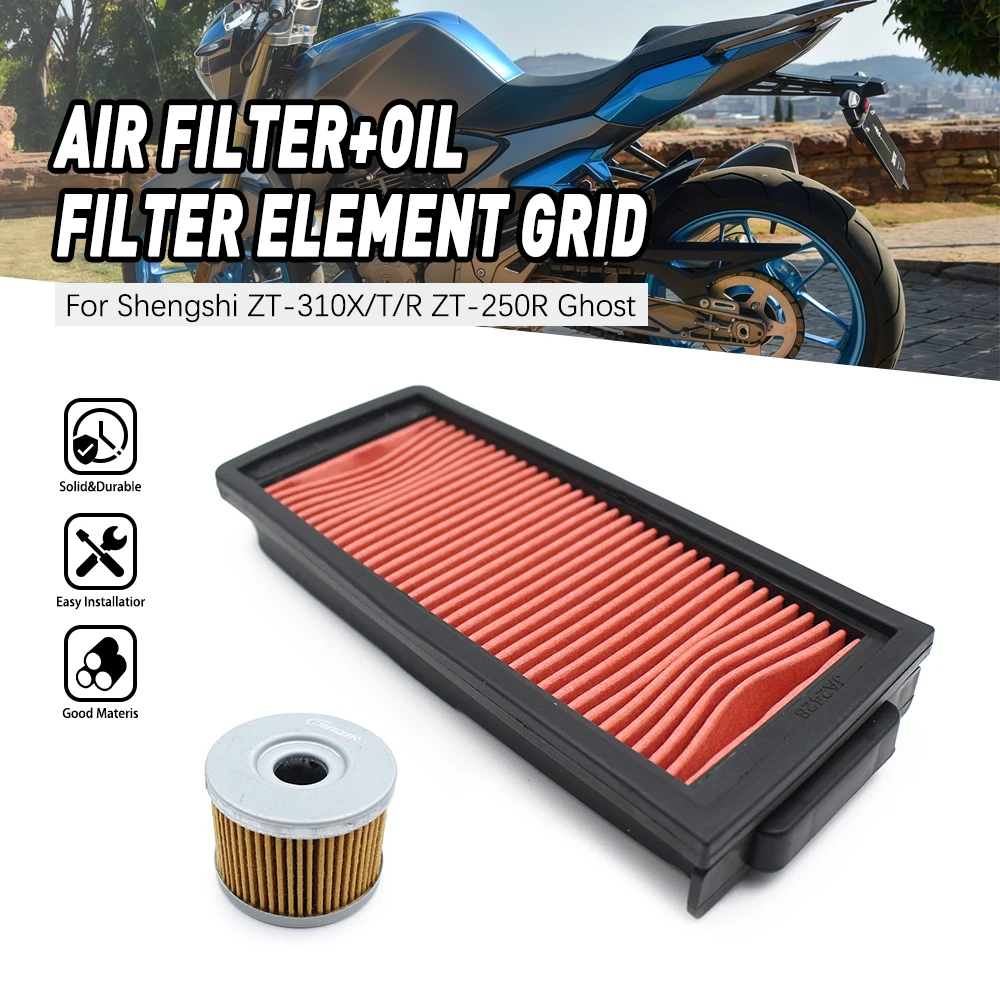 

For ZONTES ZT310R ZT310X ZT310T ZT250R ZT-310X/T/R Motorcycle Engine Air Intake Filter Cleaner Element Air Filter Oil Filters
