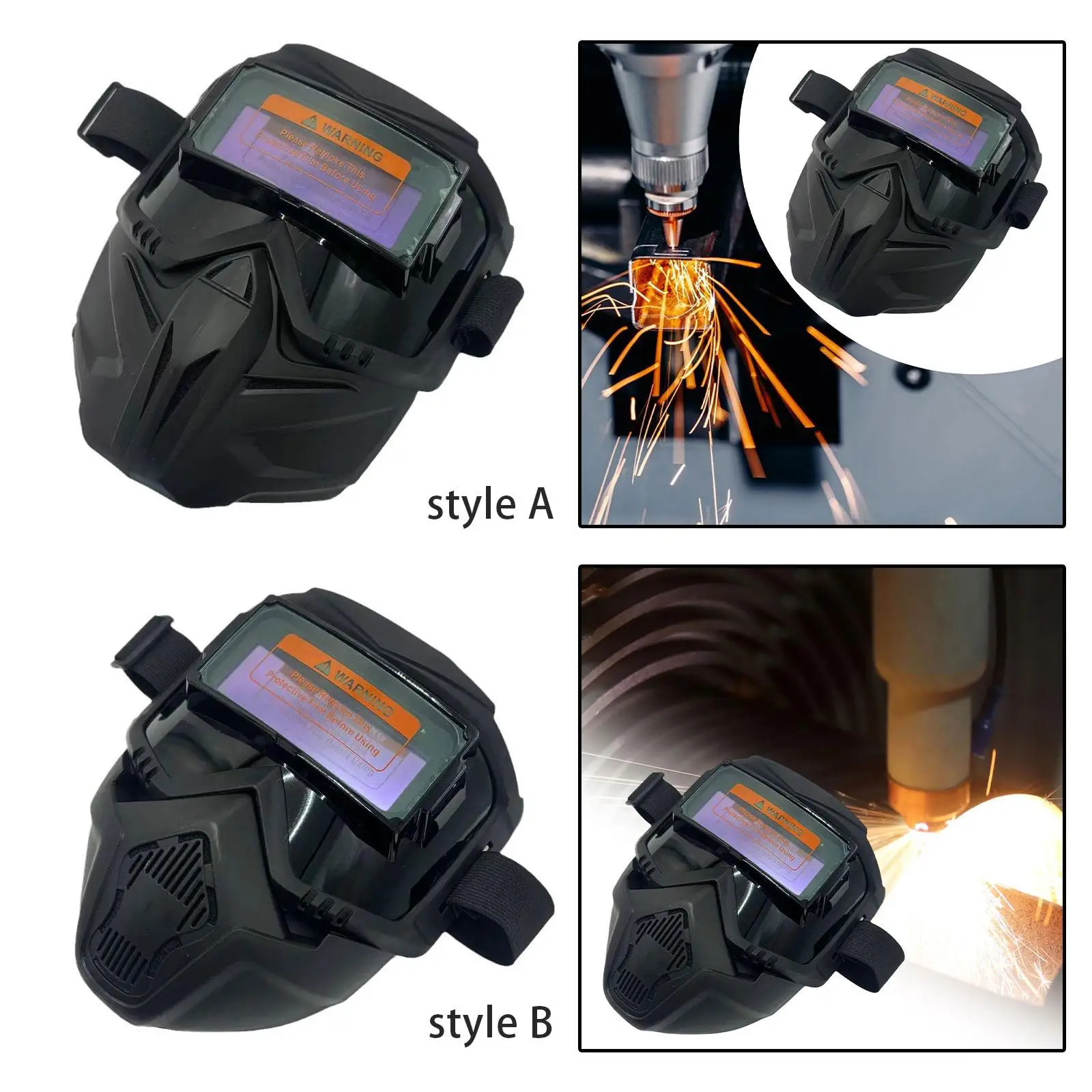 Welder Cover Protection Auto Darkening Welding Mask Safety Face Hood for Accurate Welding and Grinding Tasks