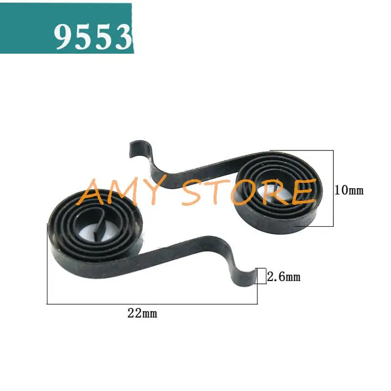 Soporte de cepillo de carbono para reparación, resorte helicoidal para Makita 9553 100 Hida 604, amoladora angular Dragon 19, taladro eléctrico Bosch 26, martillo, 4 Uds.
