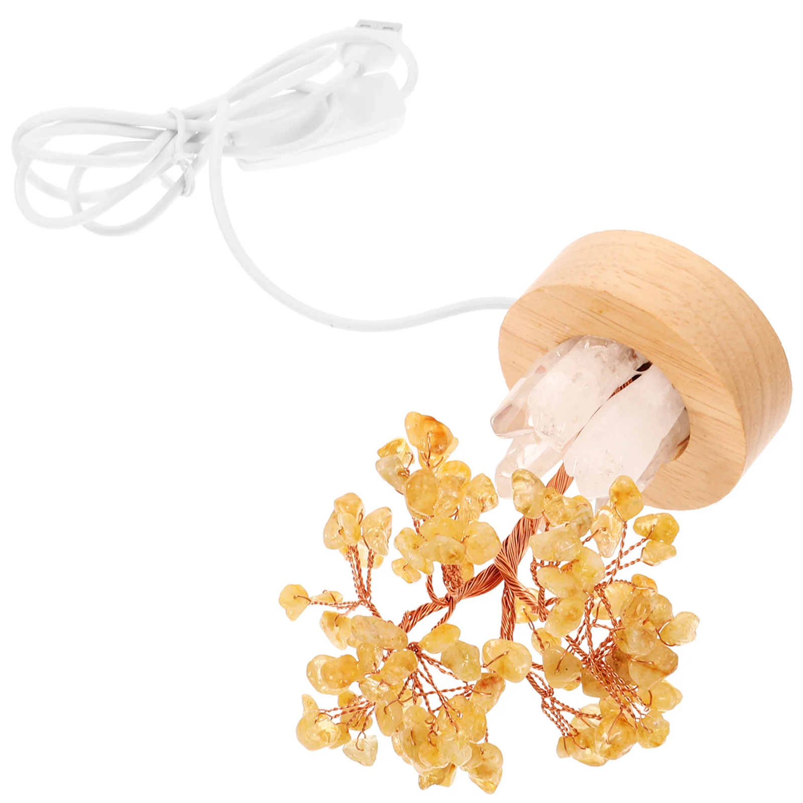 Aesthetic Crystal Tree Night Light Bedside Lamp for Bedroom Unique Decorative Table Lamp Radiant Dazzling Appearance