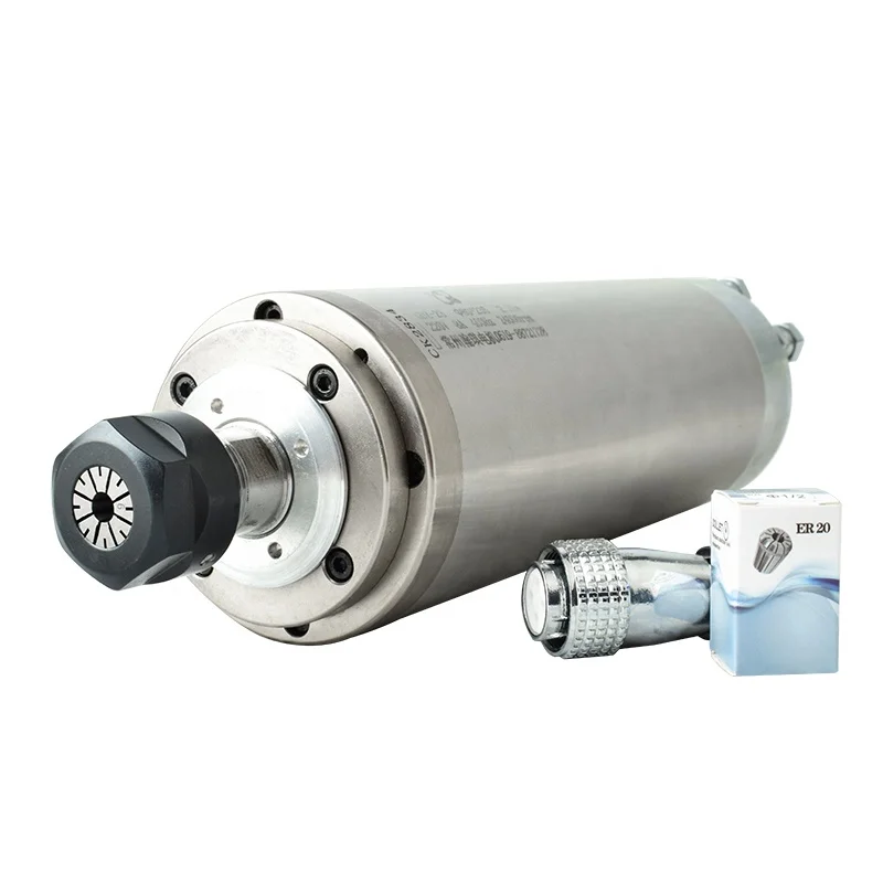 ER20 2.2KW Water Cooled Spindle  24000rpm Spindle