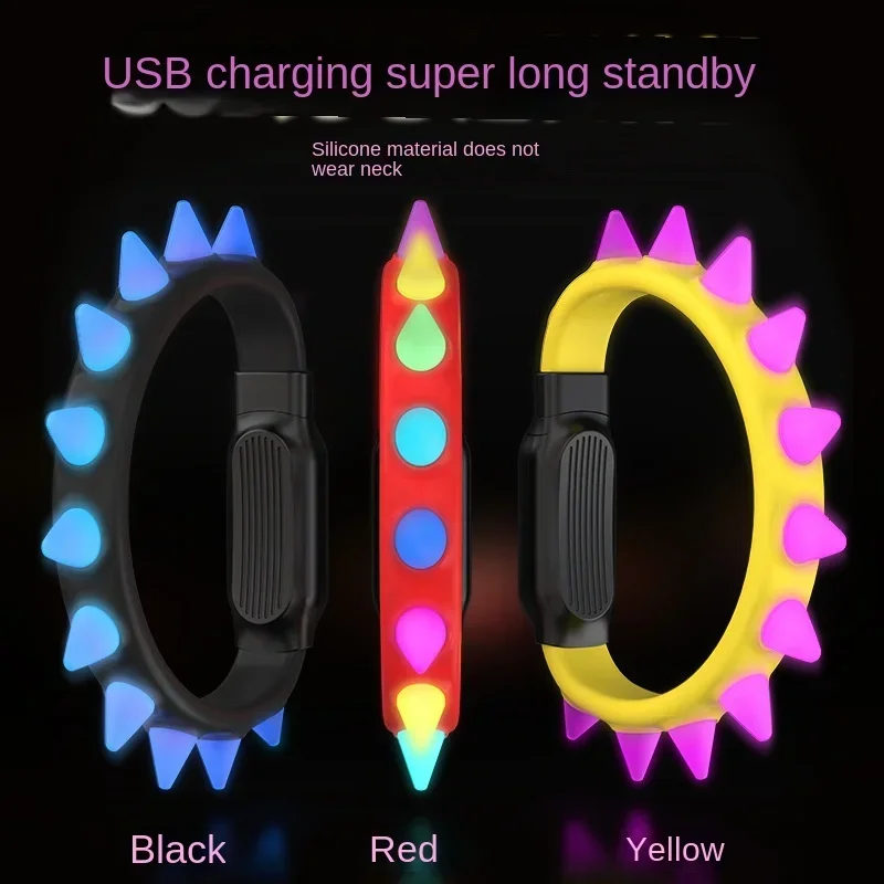 Bluetooth luminous collar pet  cat  dog collar LED