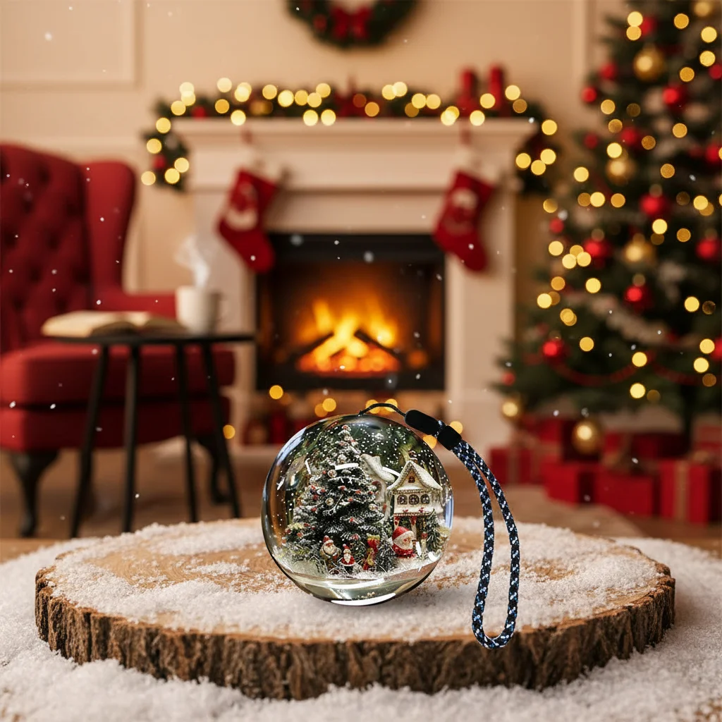 

2.7-inch Video Memory Ball 4GB Video Player 1000mAh Crystal Ball Lamp Resolution 480×480 DIY Memory Art Glass Ball For Gift