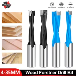 Wood Forstner Drill Bits 4-35MM Head Router Bits Right Rotation Drill Blind Hole for Wood 70mm Lengthen Carbide Row Drill