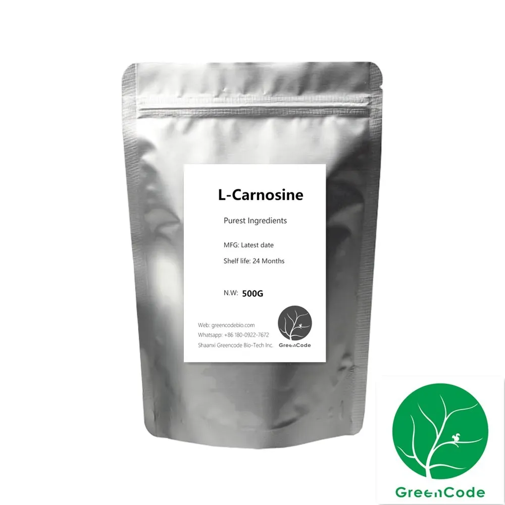 Top Quality Skin Care Product Material Carnosine L-Carnosine 99% Powder Cosmetics Peptide for Beauty CAS 305-84-0