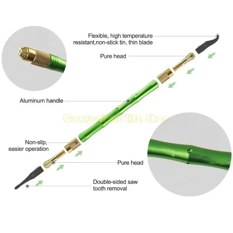 

L1EE 28 в 1 набор лезвий CPU CPU NAND IC CIP Remover Untra Thin Thin Scrapper для телефона A9 A10 A11 A12 Материнская