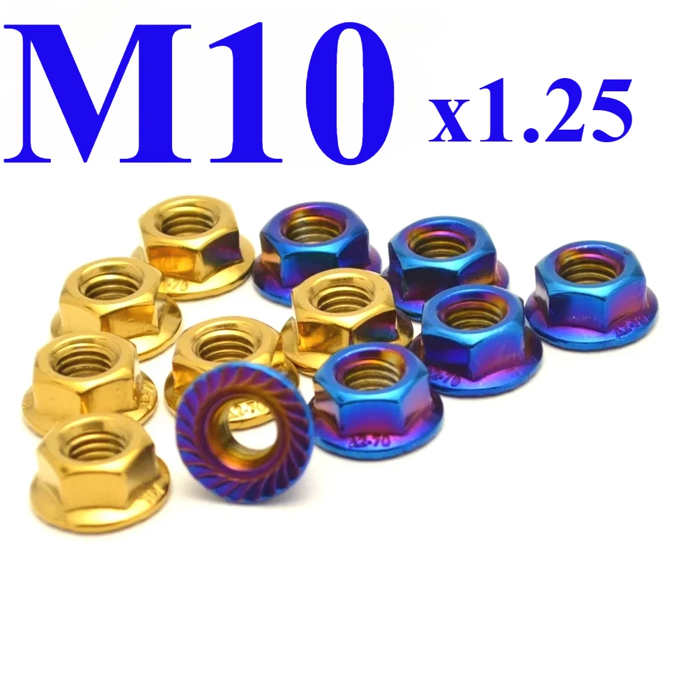 M10x1.25mm Sprocket Nuts For KTM 1290 Super Duke 1290 Super Duke R 1290 Super Duke GT 2014-2024 23 2022 2021 2020 2019 2018 2017