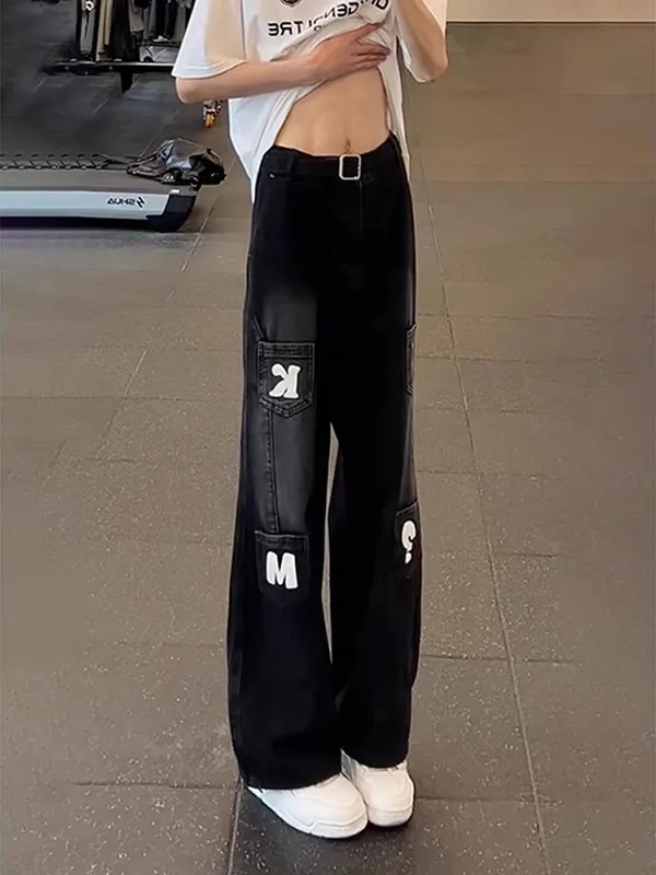 

Мужские джинсы American High Street: тонкие, прямые, с множеством карманов, повседневные, удобные, износостойкие, для весны и осени