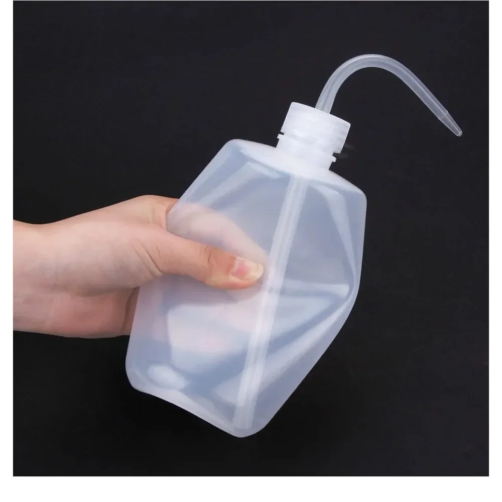 1000/500ml Tattoo Washing Clean Squeeze Bottle Eyelash Extension Cleaning Laboratory Measuring Bottles Plastic Makeup Supplies