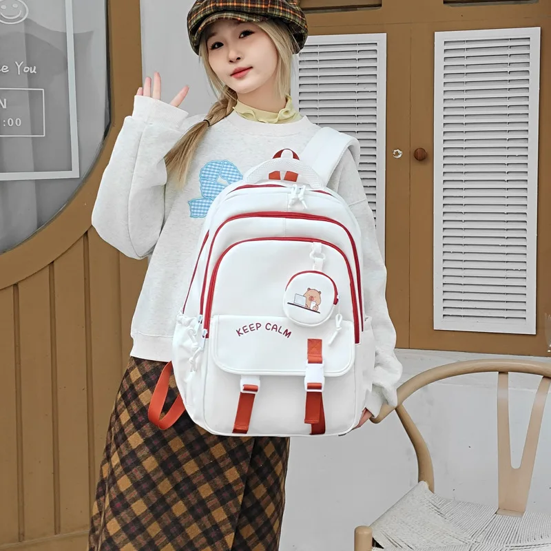 

Students Gift Large Capacity Backpack Kids cartoon School Bag Cute Primary School Backpack for Girls Children Kawaii Bookbag