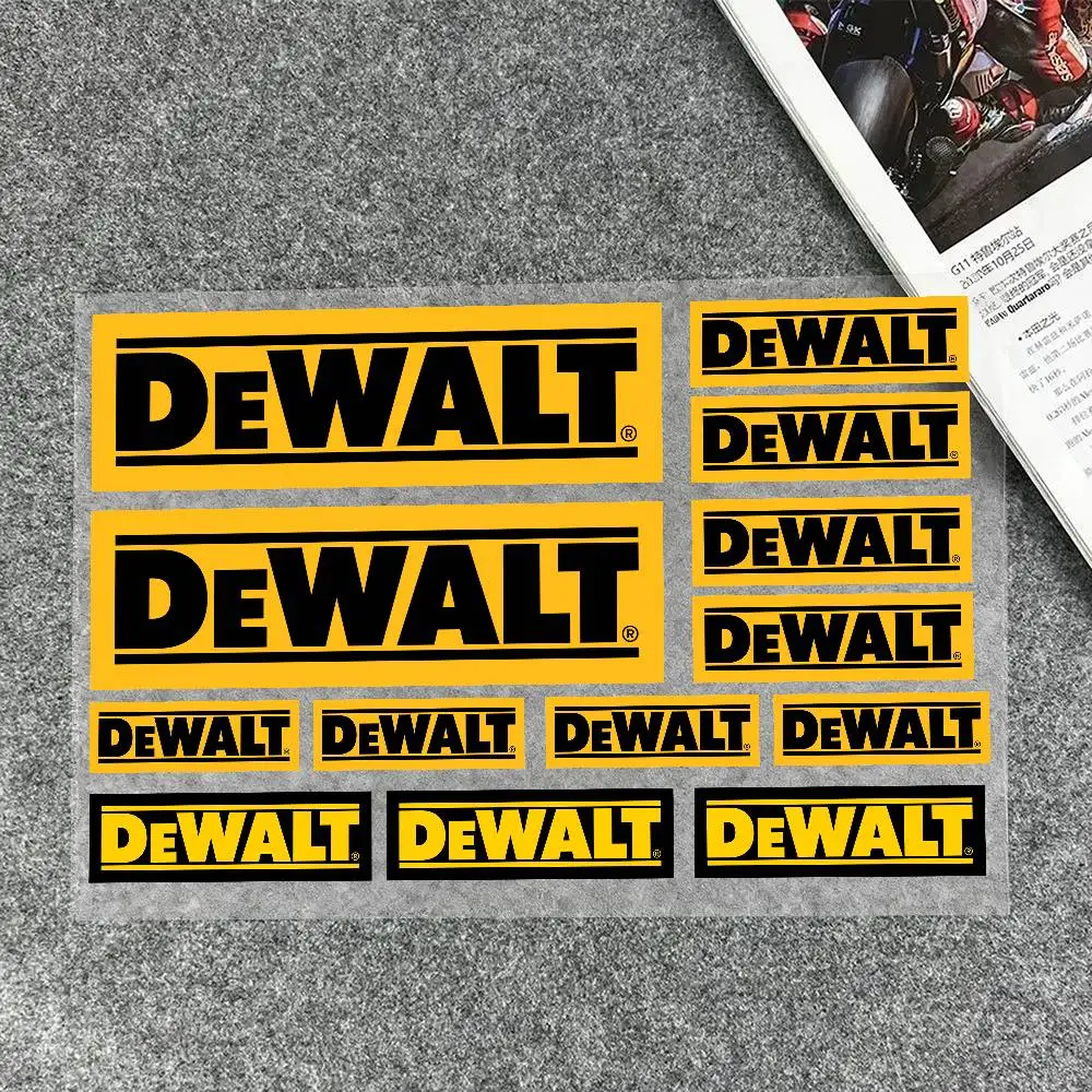 

Наклейки для мотоциклов, виниловые наклейки для DeWalt, автомобильных бамперов, окон, мотоциклов, ноутбуков, стен, аксессуары для тюнинга автомобилей