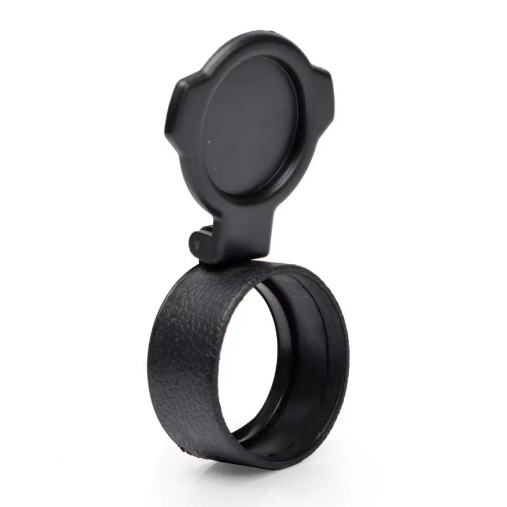 Textured Elastic Objective Lens Cap Dust Protective Cover For Tactical Scope Monocular CQB Airsoft Optic Toy Mod Replacement view 5