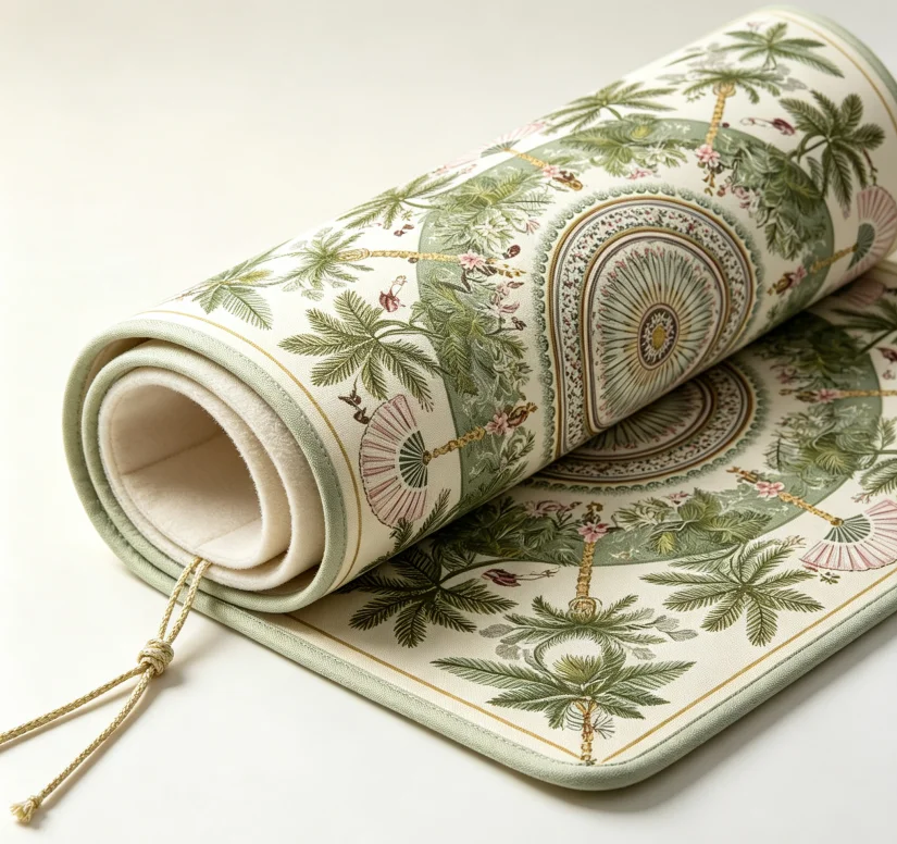 Niche New Luxury American Modern Mahjong Tablecloth Foldable Portable Rubber Microfiber Water Resistant Non Slip 100x100cm 4