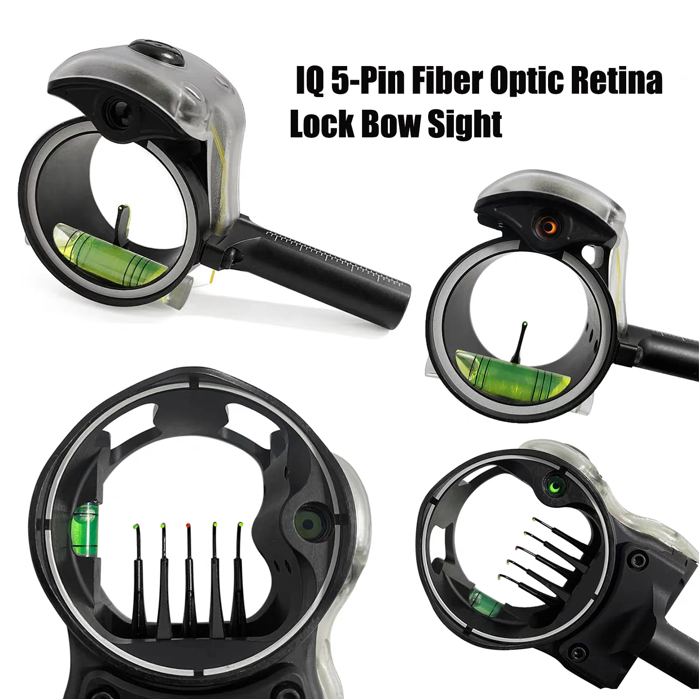 1PC IQ Single Pin 5-Pin Fibre - Compound Bow Sight 5 Pin Fiber Optic avis et prix