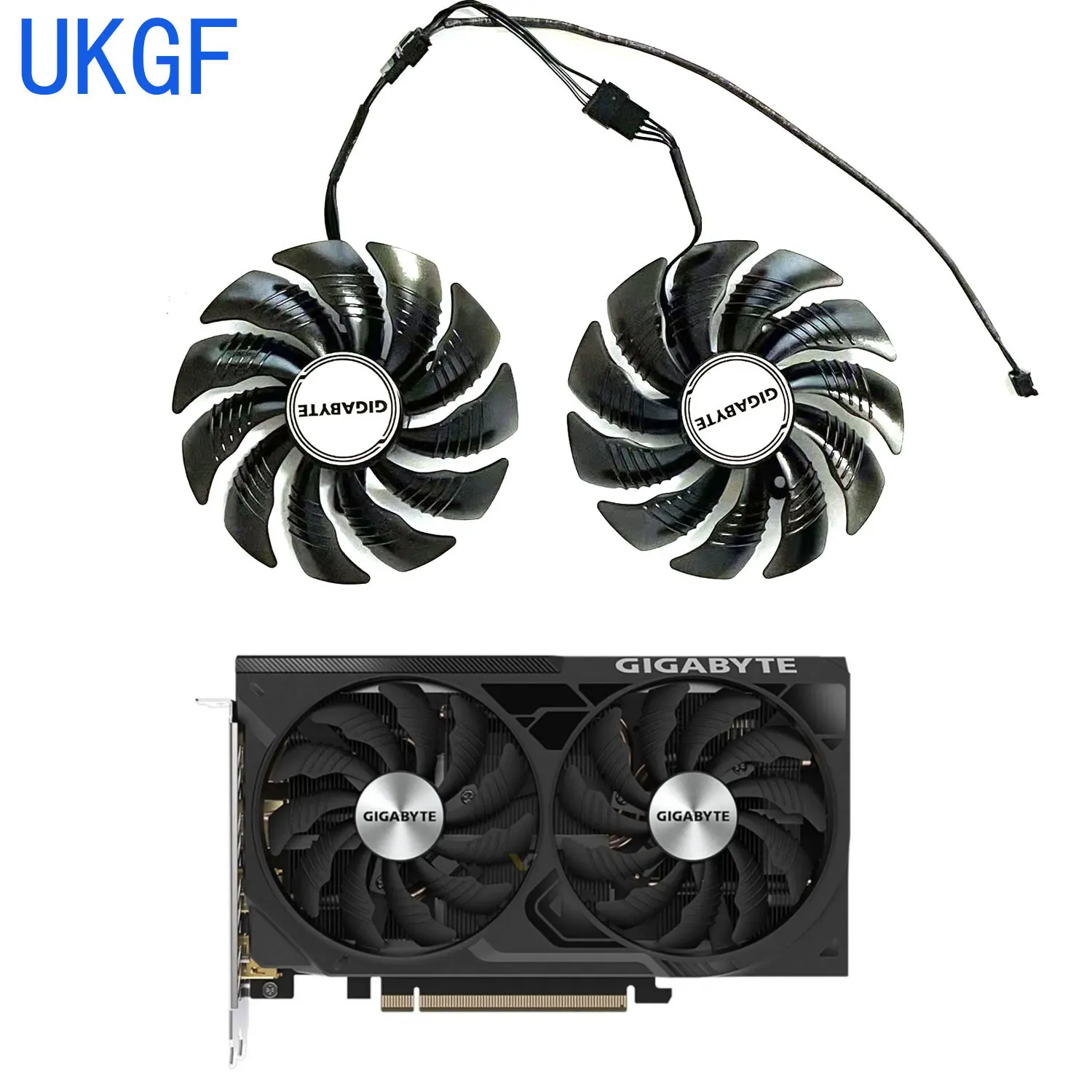 Brand new 85MM 4PIN T129215SU PLD09210S12HH RTX4060 TI GPU fan for GIGABYTE GeForce RTX 4060ti 8GB WINDFORCE OC graphics card