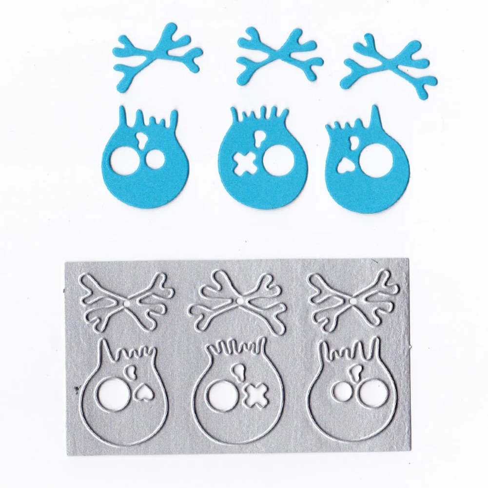 Halloween Skulls Metal Cutting Dies For Scrapbooking Stencils DIY Cards Album Decoration Embossing Folder Die Cuts