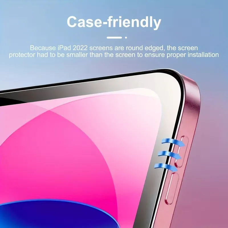 2pcs 9H Tempered Glass For iPad 11 2025 (A16) 11th 10th Gen Clear Screen Protector For iPad 10 11 Anti Scratch Protective Film