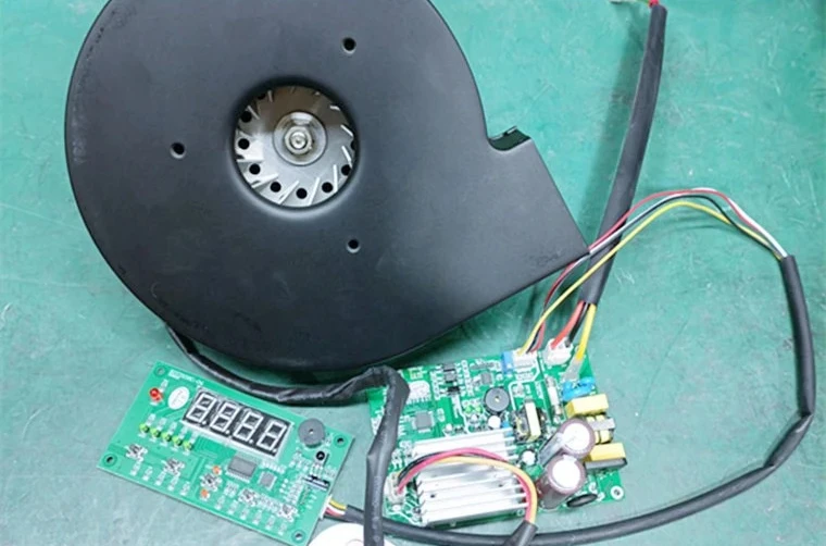 Air purification fan, stepless variable speed regulating fan,